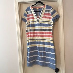 Boden linen striped dress
